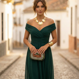 Leo | Dlhé šaty s elegantným výstrihom do V