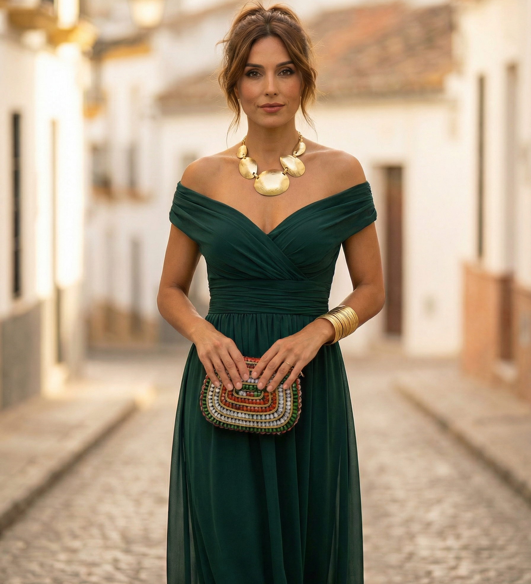 Leo | Dlhé šaty s elegantným výstrihom do V