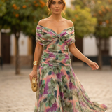 Leo | Dlhé šaty s elegantným výstrihom do V
