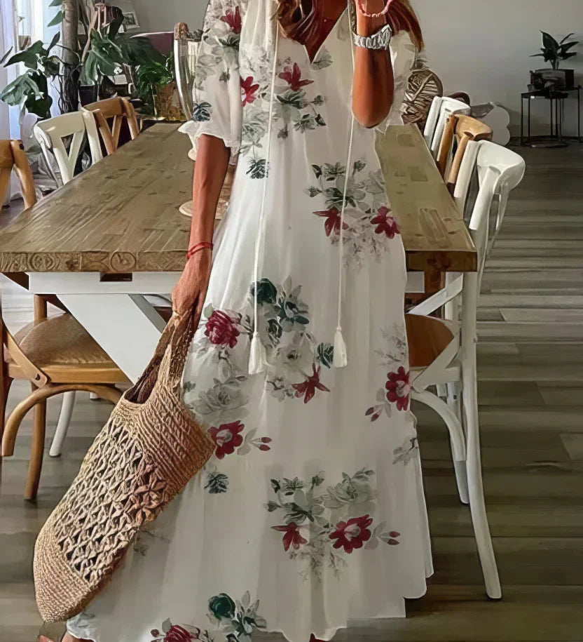 Diana | Boho Šaty s Pokrytím Pre Bruško